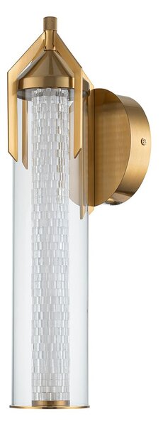 Quintiesse modern fürdőszobai lámpa espada átlátszó csiszolt arany elsqn-espada-1w-bg IP44