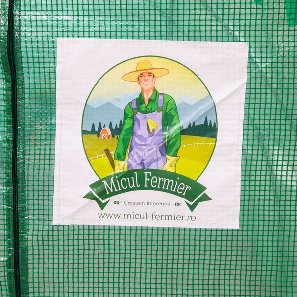 Micul Fermier Fóliasátor - Üvegház - 8x4x2.5m