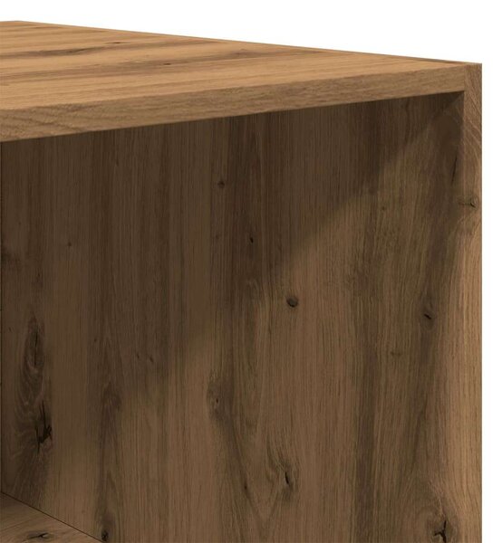 VidaXL kézműves tölgy színű szerelt fa ruhásszekrény 80 x 50 x 200 cm