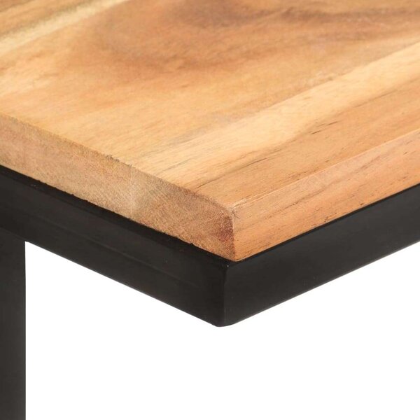 VidaXL 2 db tömör akácfa kisasztal 31,5 x 24,5 x 64,5 cm