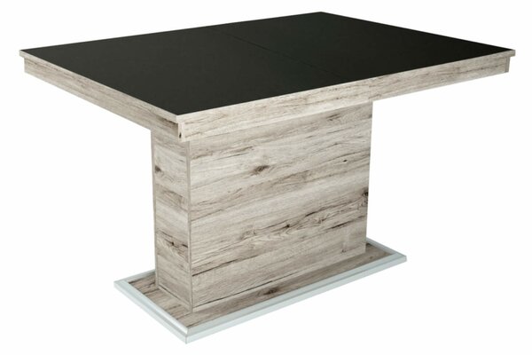 Flóra Plusz asztal | 120cm(+40cm) x 80cm | Választható asztallap mintával