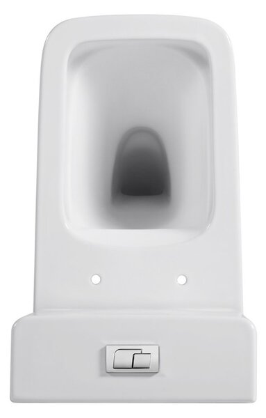 Erga Jotta, WC kombinált csésze 640x365x820 mm, Perem nélküli + wc ülőke, fényes fehér, ERG-V03-JOTTA-RIM-WH