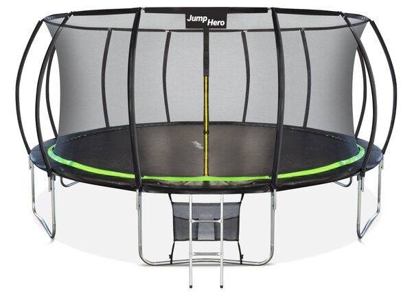 Prémium kerti trambulin belső hálóval 488cm Jump Hero 16FT