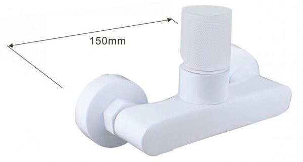 Mexen Royo One Button zuhanycsaptelep, fehér, 72241-20
