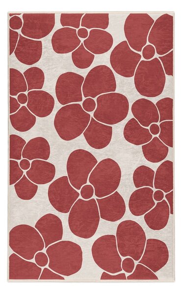 Piros mosható szőnyeg 60x100 cm Red Meadow – Mila Home