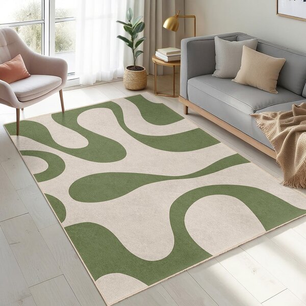 Zöld mosható szőnyeg 60x100 cm Matcha Latte – Mila Home