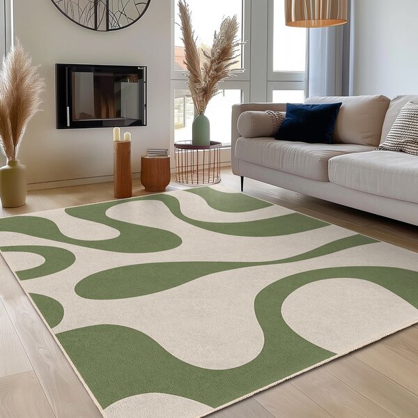 Zöld mosható szőnyeg 60x100 cm Matcha Latte – Mila Home