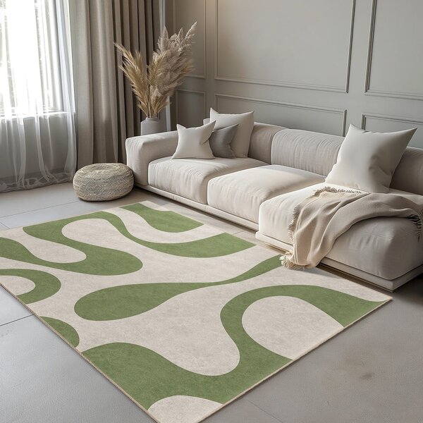Zöld mosható szőnyeg 60x100 cm Matcha Latte – Mila Home