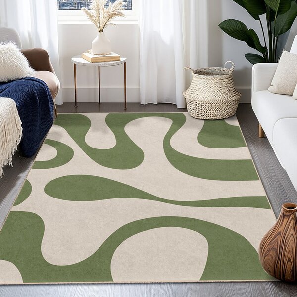Zöld mosható szőnyeg 60x100 cm Matcha Latte – Mila Home