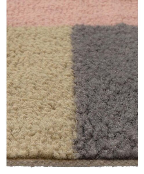 Kézi szövésű gyapjú szőnyeg 80x140 cm Chroma Dusty Pink – Lorena Canals
