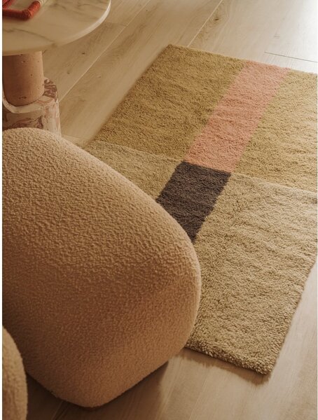 Kézi szövésű gyapjú szőnyeg 80x140 cm Chroma Dusty Pink – Lorena Canals