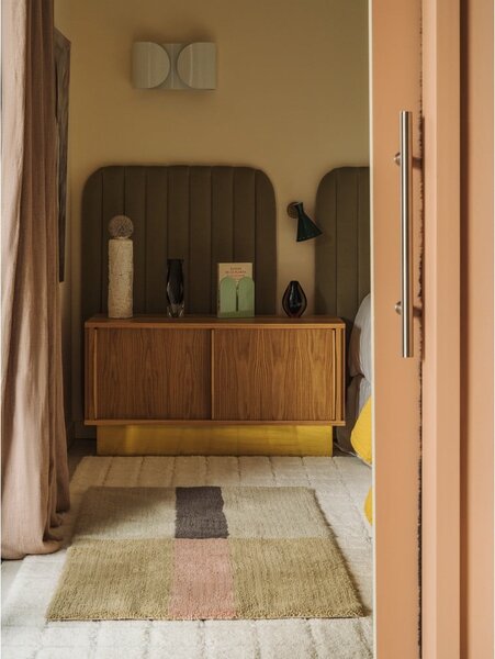 Kézi szövésű gyapjú szőnyeg 80x140 cm Chroma Dusty Pink – Lorena Canals