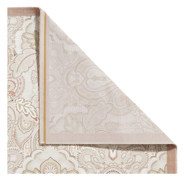 Krémszínű szőnyeg 120x170 cm Damask Bronze – Think Rugs