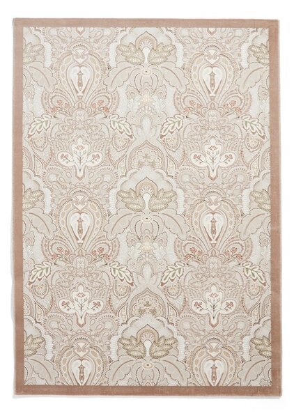 Krémszínű szőnyeg 120x170 cm Damask Bronze – Think Rugs