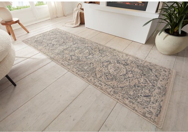 Szürkésbézs futószőnyeg 80x200 cm Terrain Designer Sand – Hanse Home