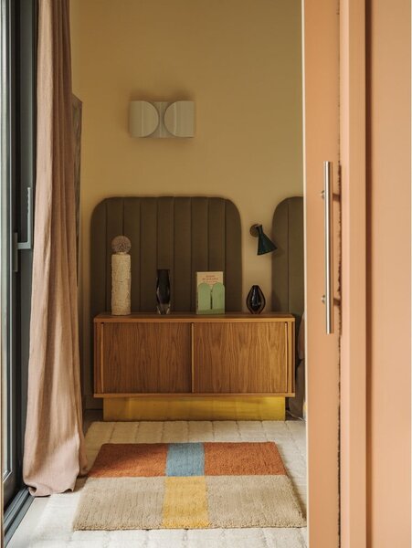 Kézi szövésű gyapjú szőnyeg 80x140 cm Chroma Cinnamon – Lorena Canals