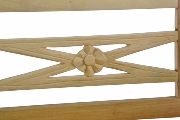 DIVERO® Kerti gyerekpad 2-személyes 80 cm tíkfa