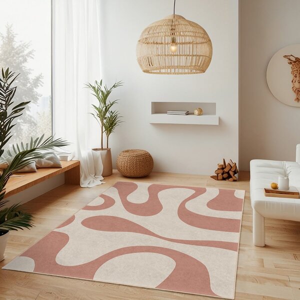 Rózsaszín mosható szőnyeg 160x230 cm Strawberry Latte – Mila Home