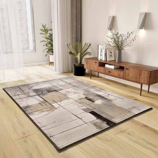 Szürke-bézs szőnyeg 133x190 cm Beruti – Universal