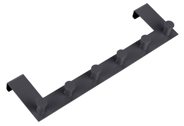 Fekete fém ajtófogas 39 cm Celano – Wenko