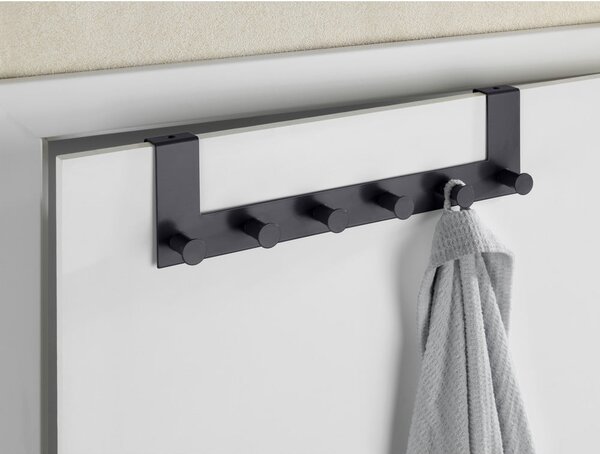 Fekete fém ajtófogas 39 cm Celano – Wenko