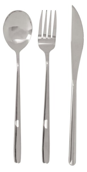 Ezüstszínű rozsdamentes acél evőeszköz készlet 6 db-os Mimo – Premier Housewares
