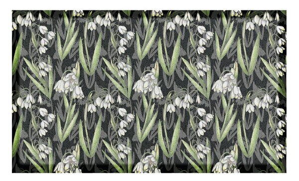 Lábtörlő 40x70 cm Lily of Valley x Celia Battaini – Artsy Doormats