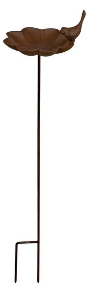 Madár figurás öntöttvas álló madáretető, magasság 91 cm - Esschert Design