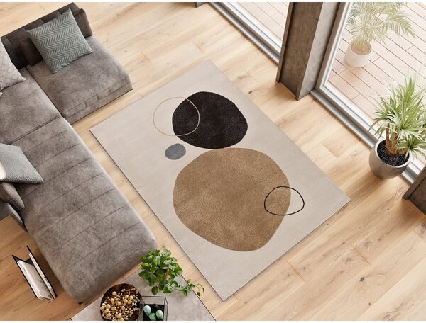 Bézs-krémszínű szőnyeg 80x150 cm Peblinne – Universal
