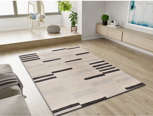 Szürke-krémszínű szőnyeg 80x150 cm Mosaica – Bonami Selection