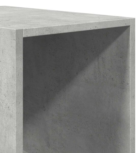 VidaXL Keskeny Ruhásszekrény - 5 Polc - Beton Szürke - 30x50x200 cm