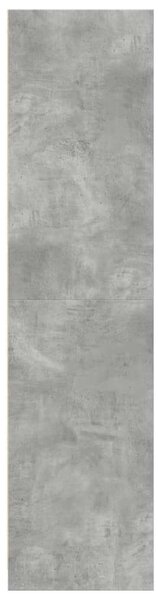 VidaXL Keskeny Ruhásszekrény - 5 Polc - Beton Szürke - 30x50x200 cm