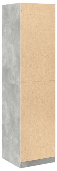 VidaXL Polcrendszer - Beton Szürke - 5 Polcos - 50x50x200 cm