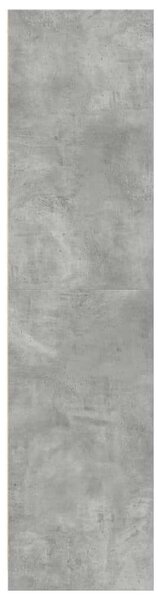 VidaXL Ruhásszekrény - Beton Szürke - 80x50x200 cm