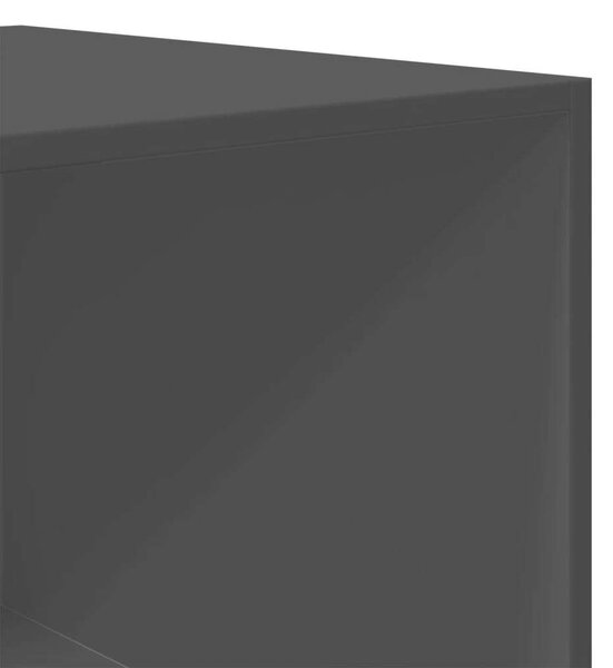 VidaXL Fekete Tolóajtós Ruhásszekrény - 100x50x200 cm