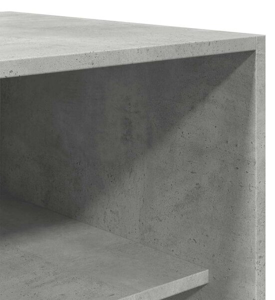 VidaXL Ruhásszekrény - Beton Szürke - 50x50x200 cm