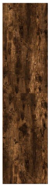 VidaXL Fa Ruhásszekrény - Füstös Tölgy - 50x50x200 cm