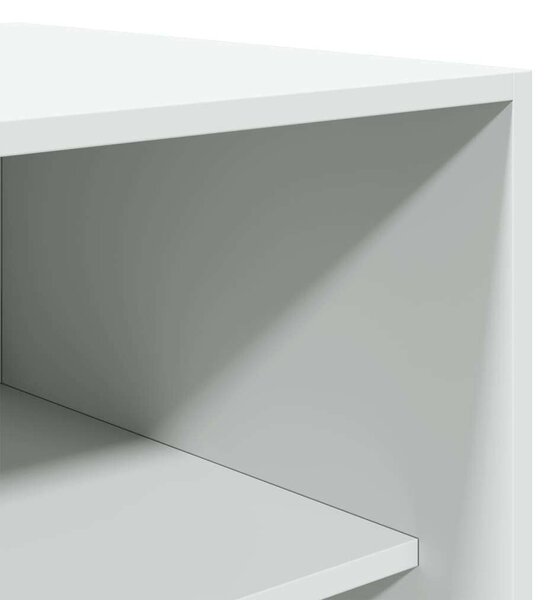 VidaXL fehér szerelt fa ruhásszekrény 80 x 50 x 200 cm