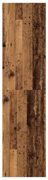 Rusztikus Fa Ruhásszekrény - 80x50x200 cm