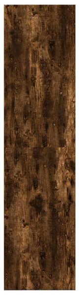 VidaXL Ruhásszekrény - Füstös Tölgy - 80x50x200 cm