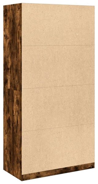 VidaXL Ruhaszekrény - Füstös Tölgy - 100x50x200 cm