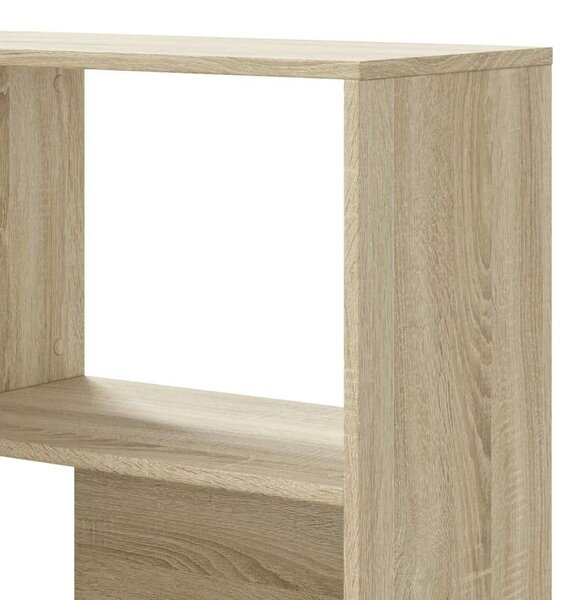 VidaXL Sarok Könyvespolc - 4 Polc - Sonoma Tölgy - 85x85x140cm