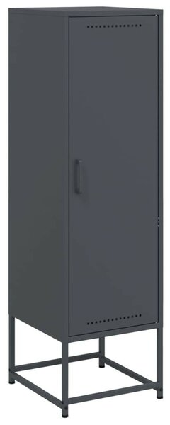 VidaXL antracitszürke acél magasszekrény 36 x 39 x 123 cm