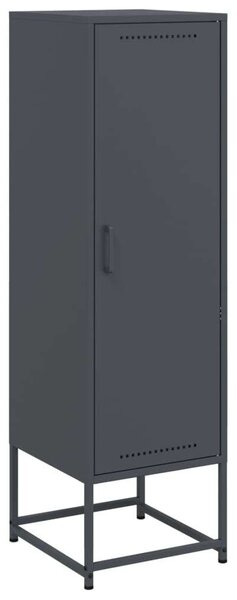 VidaXL antracitszürke acél magasszekrény 36 x 39 x 123 cm