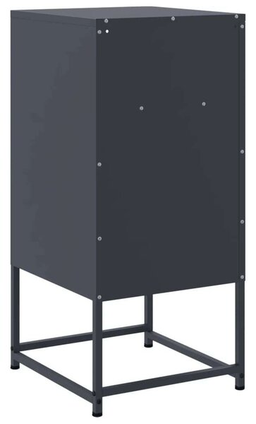 VidaXL Fém Éjjeliszekrény Szett - 2 db - Antracit Szürke - 36x39x78 cm