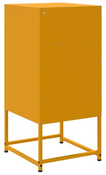 VidaXL Ipari Éjjeliszekrény Szett - 2 db - Mustársárga - Acél - 36x39x78 cm