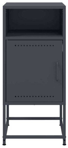 VidaXL Fém Éjjeliszekrény Szett - 2 db - Antracit Szürke - 36x39x78 cm