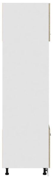 VidaXL Mikrohullámú Sütő Szekrény - Sonoma Tölgy - 60x57x207 cm