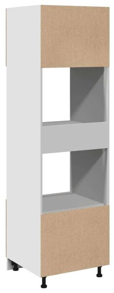 VidaXL Mikrohullámú Sütő Szekrény - Sonoma Tölgy - 60x57x207 cm