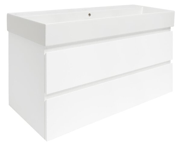 Fürdőszobaszekrény fürdőszobaszekrény SAT B-Way 1 99x50x45 cm fürdőszobaszekrény mat BWAY2100WU2BI